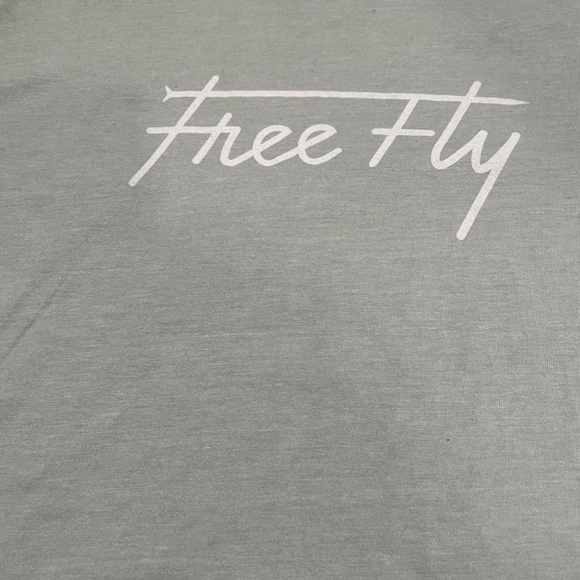 Free Fly Men's Tshirt, Seafoam Green, Short Sleeve, Logo, 3XL - Picture 2 of 7